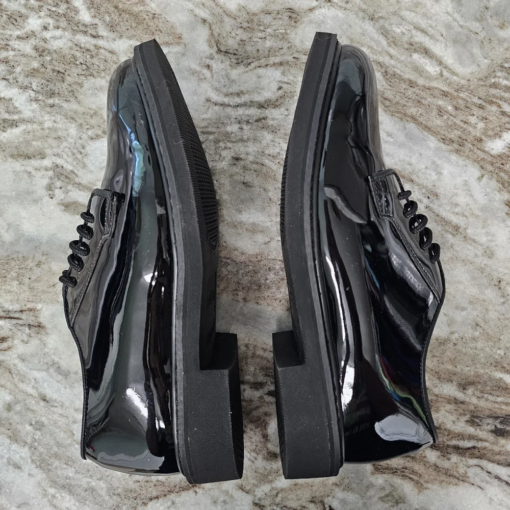 ROTHCO UNIFORM OXFORD HIGH GLOSS WORK SHOE Men's Size 8W